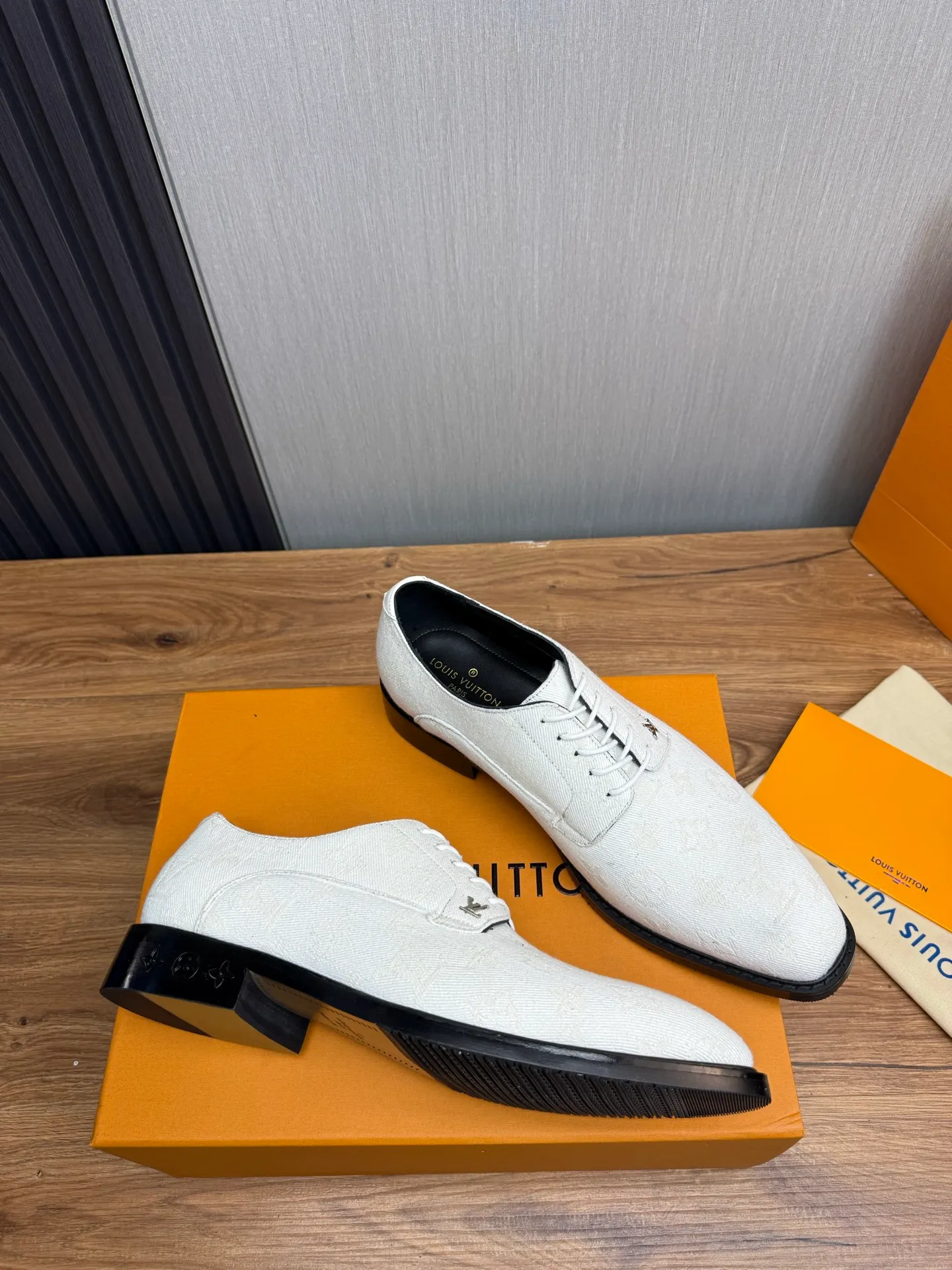 Factory 720💰 LV. Men's business casual leather shoes, all made of imported original brand leather, just to create a more comfortable wearing experience, original non-slip and wear-resistant outsole ✔️16-45 (38.45 non-refundable)